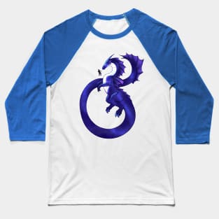 Space Dragon Draco Baseball T-Shirt